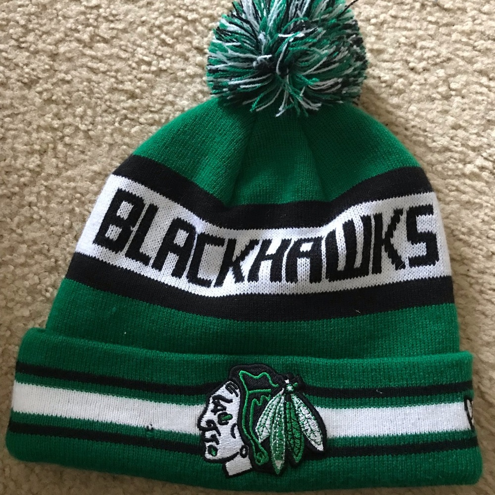 Chicago Blackhawks St. Patrick’s Pom Hat